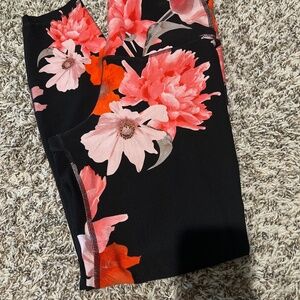 7/8 floral legging